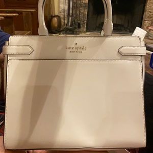 Kate Spade white tote